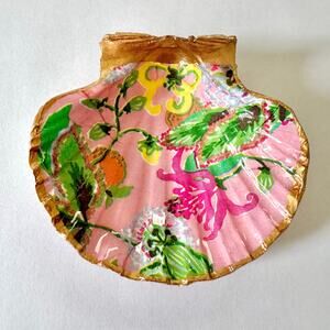 Palm Beach Seashell Trinket Jewelry Dish